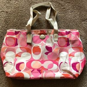 Coach overnight bag